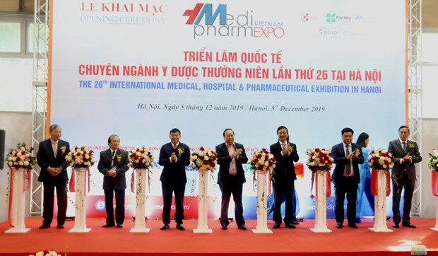Ouverture du Vietnam Medipharm Expo 2019 a Hanoi hinh anh 1