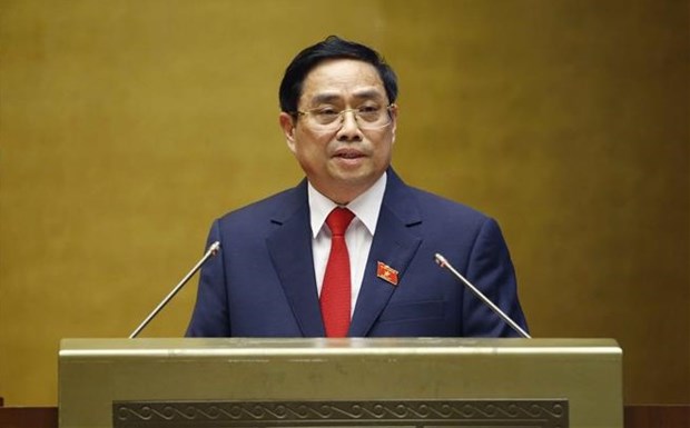 Le Premier ministre Pham Minh Chinh prete serment hinh anh 1