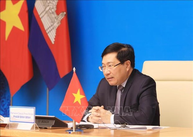 Vietnam et Cambodge renforcent leur cooperation dans la construction d'une frontiere commune de paix hinh anh 1