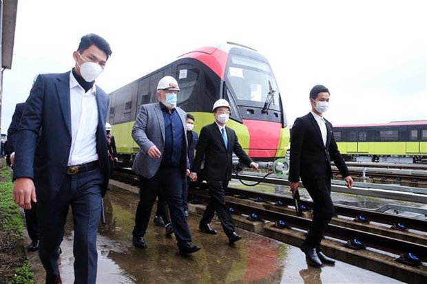 Hanoi accelerera la construction du projet de metro de la station Nhon-Hanoi hinh anh 1