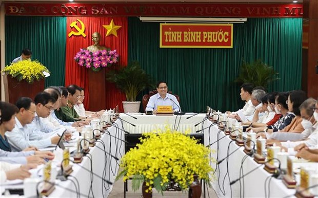 Le PM Pham Minh Chinh exhorte la province de Binh Phuoc a promouvoir l'industrialisation hinh anh 2