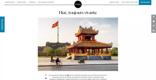 Un journaliste francais vante les beautes de l'ancienne capitale Hue hinh anh 1