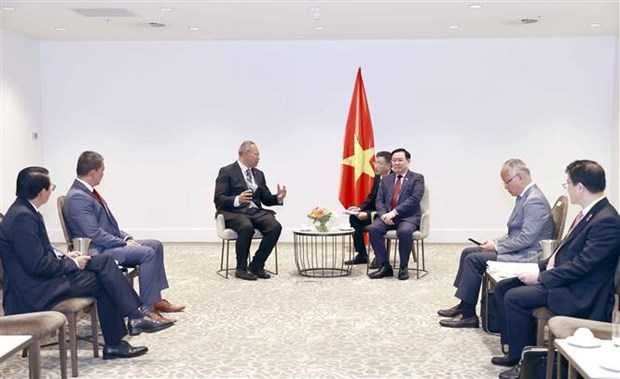 Le president de l’AN vietnamienne recoit des chefs d'entreprise neo-zelandais hinh anh 1