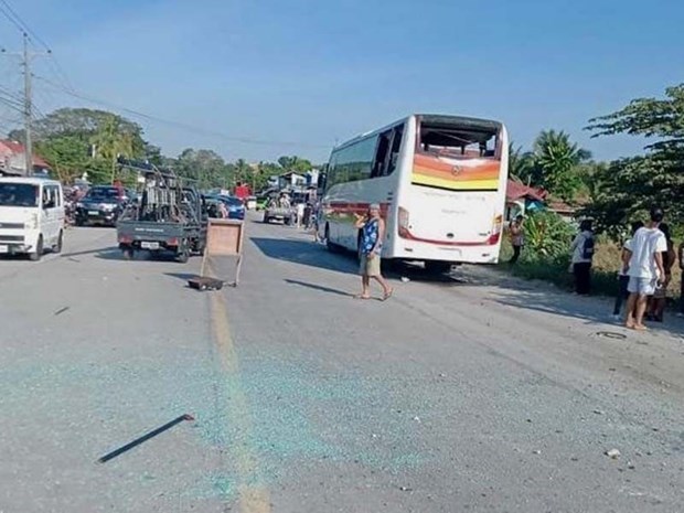 L'explosion d'une bombe fait huit blesses dans le sud des Philippines hinh anh 1
