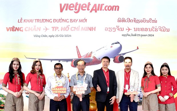 Vietjet ouvre une nouvelle route reliant Ho Chi Minh-Ville a Vientiane hinh anh 2