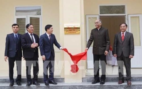 Vinh Phuc : Inauguration d'une cantine d’ecole maternelle financee par l'Inde ​ hinh anh 1