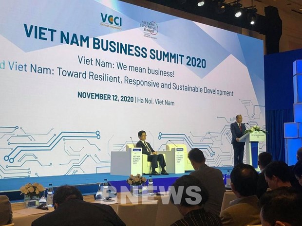 Sommet des affaires du Vietnam 2020 a Hanoi hinh anh 1