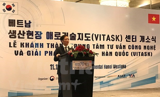 Inauguration du Centre de consultation et de solutions technologiques Vietnam - R. de Coree hinh anh 1
