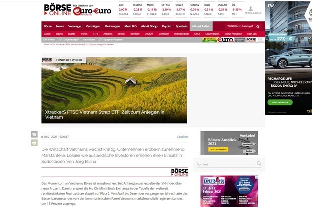 Media allemand: il est temps pour les investisseurs de se tourner au Vietnam hinh anh 1