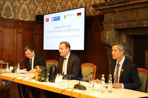 La ville allemande de Leipzig etablit un partenariat avec Ho Chi Minh-Ville hinh anh 1