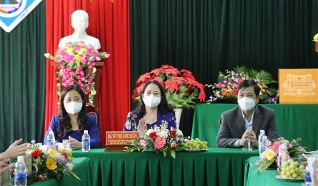 La vice-presidente Vo Thi Anh Xuan en visite dans la province de Quang Tri hinh anh 1