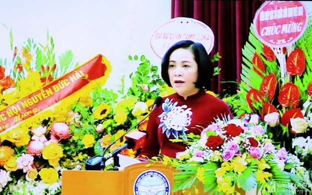 Nguyen Thi Thanh elue presidente de l'Association d'amitie Vietnam – Cambodge hinh anh 1
