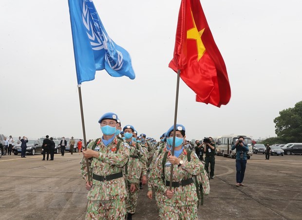 Des Casques bleus vietnamiens a Abyei deploient une reconnaissance militaire hinh anh 1