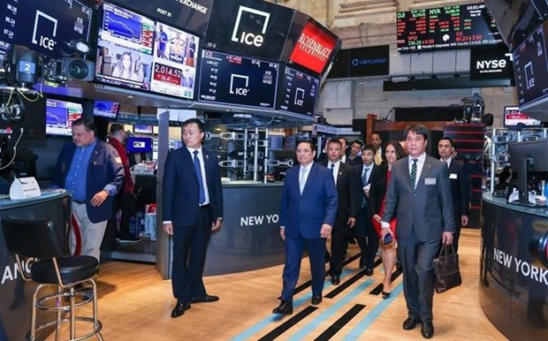 Le Premier ministre Pham Minh Chinh visite la plus grande bourse du monde a New York hinh anh 1