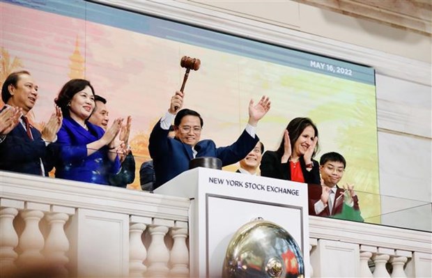 Le Premier ministre Pham Minh Chinh visite la plus grande bourse du monde a New York hinh anh 3