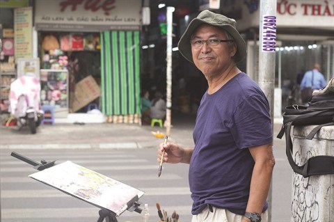 Un Francais d’origine vietnamienne realise son reve en devenant peintre hinh anh 1