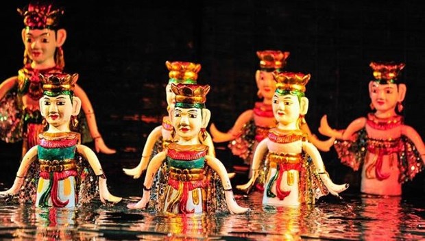 Promotion de l'art vietnamien traditionnel des marionnettes sur l'eau en R. de Coree hinh anh 1