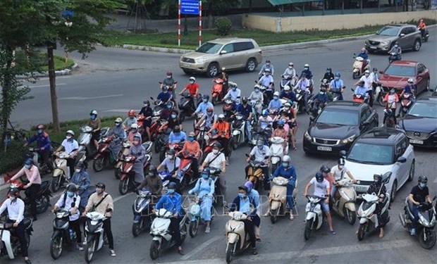 Hanoi etablit une feuille de route pour le controle des emissions d'echappement des motos hinh anh 1