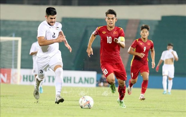 Le Vietnam fait match nul en match amical avec la Palestine hinh anh 1