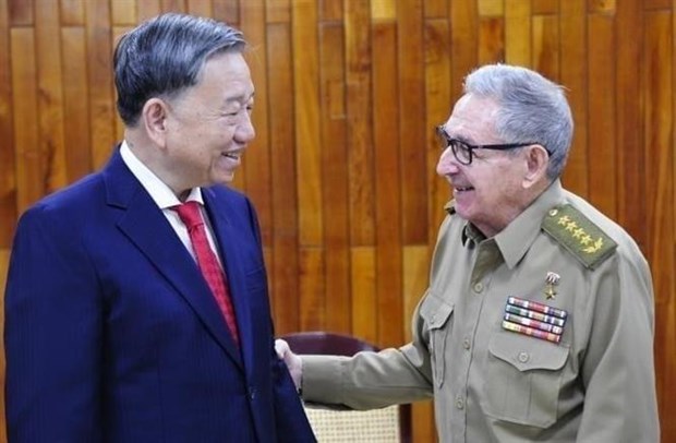Le ministre de la Securite publique To Lam effectue une visite officielle a Cuba hinh anh 1