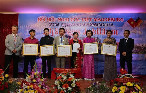 Celebration des 30 ans de l'Association d'amitie Allemagne-Vietnam de la ville de Magdebourg hinh anh 1