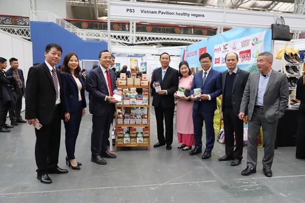 Le Vietnam a la Foire aux aliments d'origine vegetale de Londres 2022 hinh anh 1