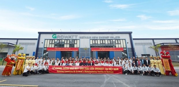 Le producteur d'onduleurs Growatt inaugure une usine a Hai Phong hinh anh 1