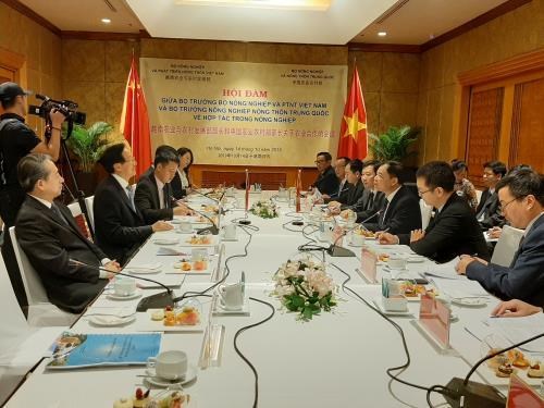 Vietnam-Chine : entretien entre les ministres de l’Agriculture hinh anh 1