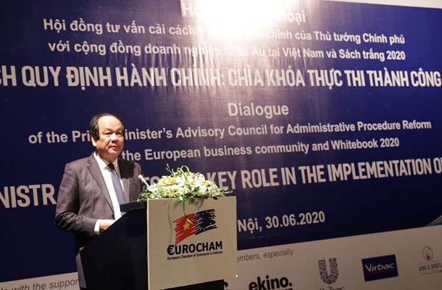 Dialogue avec les entreprises europeennes au Vietnam hinh anh 1