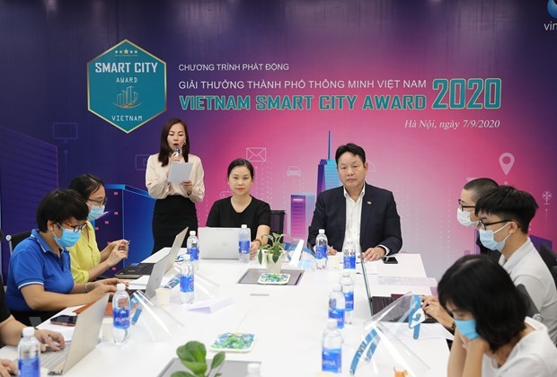 Lancement officiel des Vietnam Smart City Awards 2020 hinh anh 1