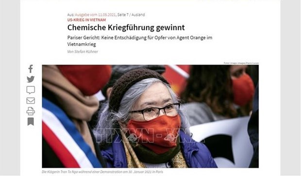 Dioxine : des journaux allemands parlent du combat pour la justice de Tran To Nga hinh anh 1