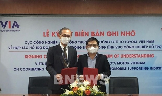 Industries de soutien : Toyota Motor Vietnam soutient les entreprises vietnamiennes hinh anh 2