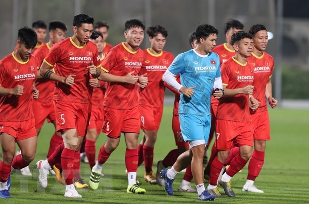 Football : depistage du COVID-19 avant le match amical Vietnam-Jordanie hinh anh 1