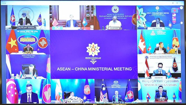 Reunion des ministres des Affaires etrangeres ASEAN – Chine hinh anh 1