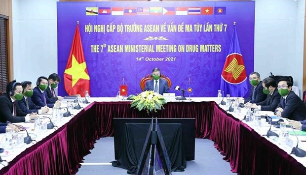 Le Vietnam a une reunion ministerielle de l’ASEAN contre la drogue hinh anh 1
