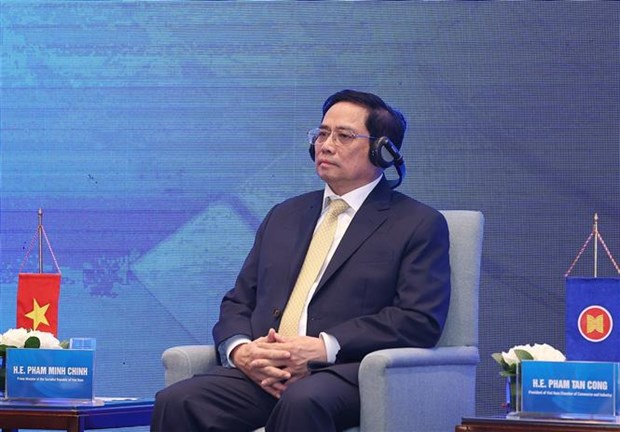 Le PM Pham Minh Chinh a un forum de l’ASEAN sur la cooperation sous-regionale hinh anh 2