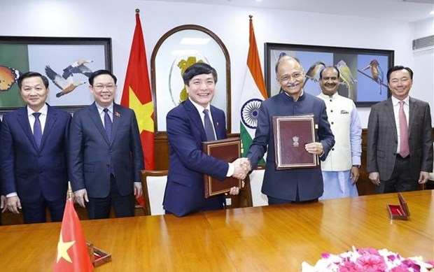 Cooperation entre le Bureau de l’AN vietnamienne et le Bureau de la Chambre basse indienne hinh anh 1