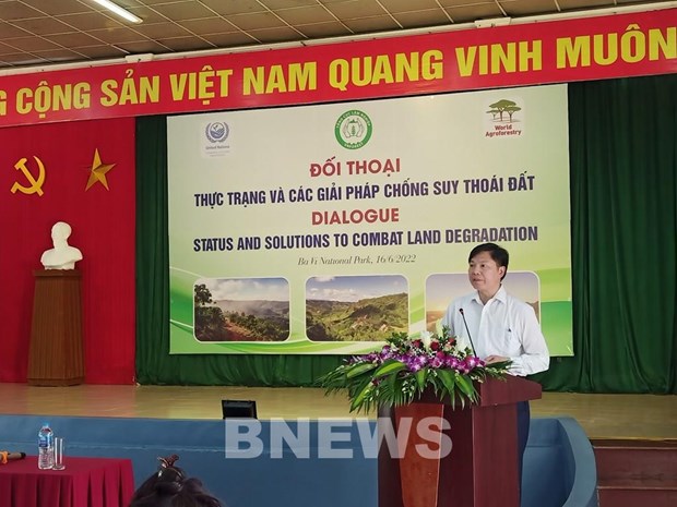 Dialogue sur la lutte contre la degradation des terres au Vietnam hinh anh 2
