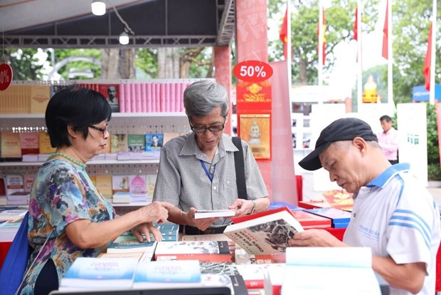 La Foire du livre de Hanoi 2022 promeut les habitudes de lecture hinh anh 1