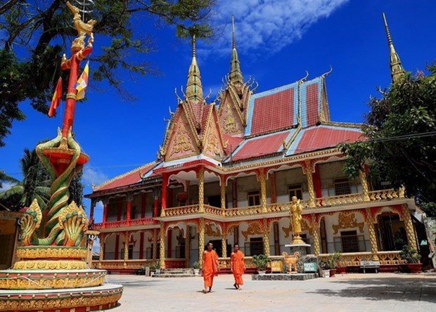 Chung Rut, une pagode khmere exceptionnelle dans la province de Tay Ninh hinh anh 1