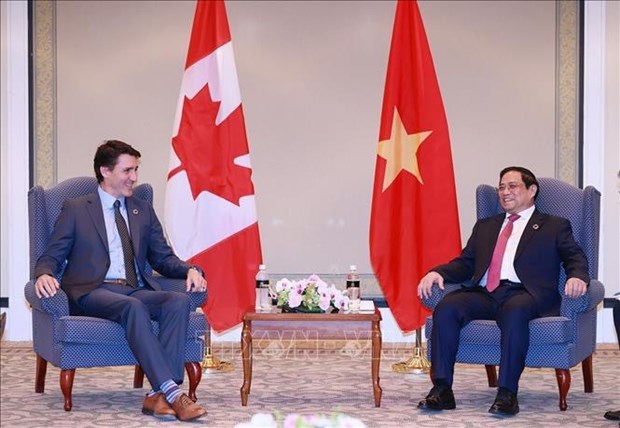 Le Premier ministre rencontre des dirigeants du Canada, d’Inde et des Comores hinh anh 1