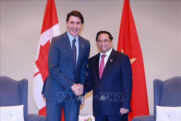 Le Premier ministre rencontre des dirigeants du Canada, d’Inde et des Comores hinh anh 2