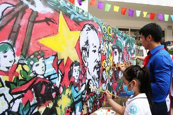 Lancement du concours de peinture sur la solidarite Vietnam-Cuba hinh anh 1