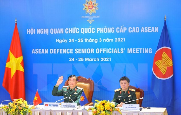 Defense: Le Vietnam participe a une reunion virtuelle de l’ASEAN hinh anh 1