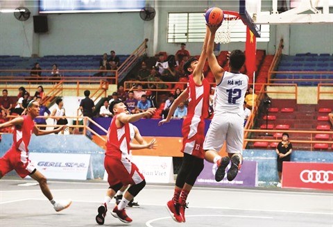 Basket-ball : l'equipe de Hanoi masculine gagne du terrain hinh anh 1