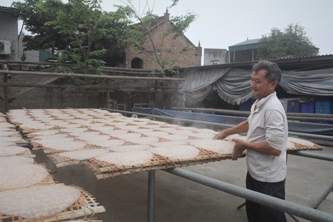 Les galettes de riz grillees, fierte des habitants de Ha Nam hinh anh 2