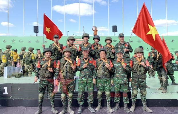 Army Games 2021: une journee de competition reussie des equipes de l'Armee populaire du Vietnam hinh anh 1