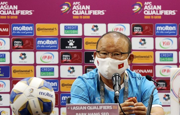 Mondial 2022: l'entraineur Park Hang Seo souligne l'importance du match contre la Chine hinh anh 1