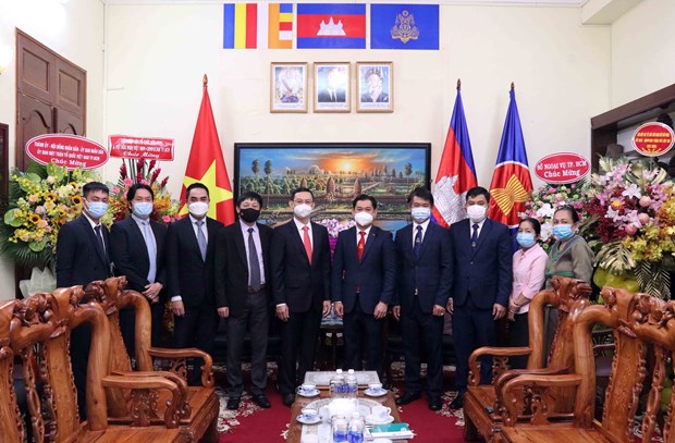 Ho Chi Minh-Ville felicite le Cambodge pour sa Fete nationale hinh anh 2