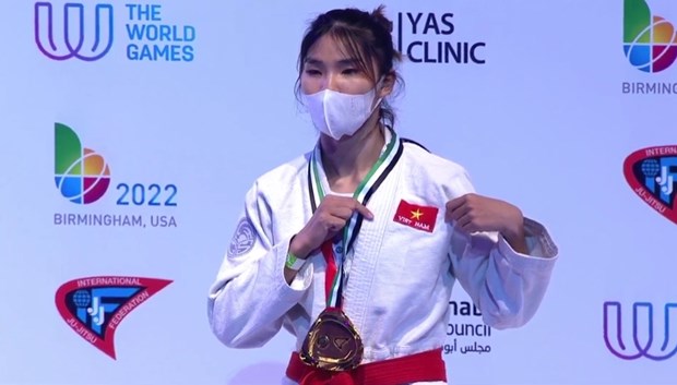 Championnats du monde de jiu-jitsu 2021: Dang Thi Huyen remporte une medaille d’or hinh anh 1